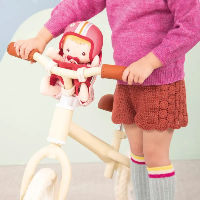 Poupée en tissu et siège vélo Lena