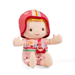 Poupée en tissu et siège vélo Lena