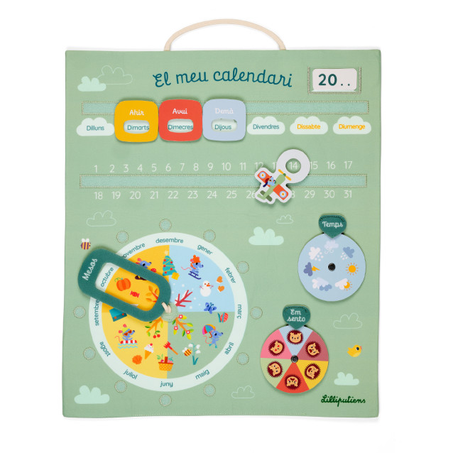 Kinderstofkalender “Een jaartje rond” - Catalaans