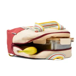 Zaino beige ambra in PET riciclato