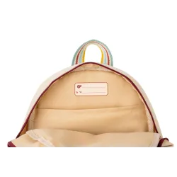 Amberbeiger Rucksack aus recyceltem PET