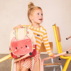 Sac à dos Beige ambre en PET recyclé