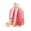 Himbeerrosa Rucksack aus recyceltem PET