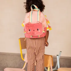 Mochila rosa frambuesa de PET reciclado