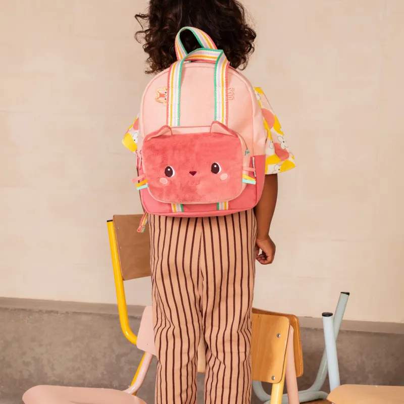 Sac à dos Rose framboise en PET recyclé