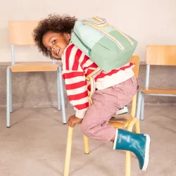 Recycled PET Apple Green Backpack