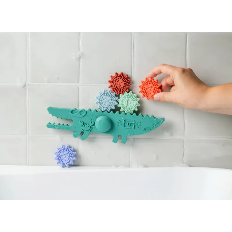 Panneau de bain balancier crocodile