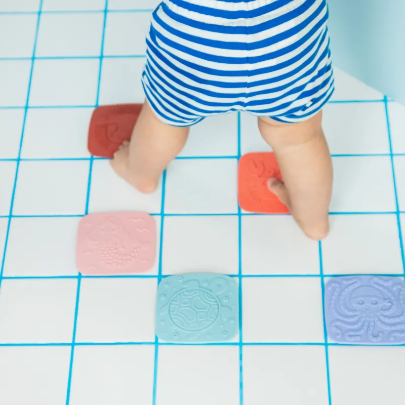 Dalles sensorielles pour le bain (x5)