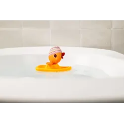 Gaspard le canard et son bateau flottant