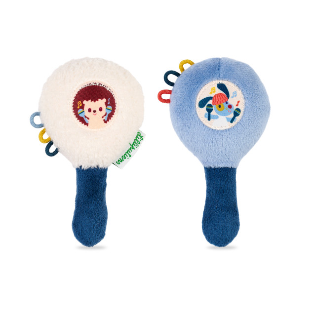Hochets maracas Jules le chien (x2)