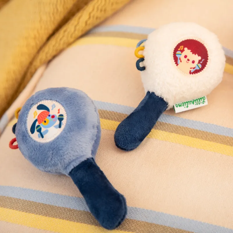Maracas Rattles Jules the Dog (x2)