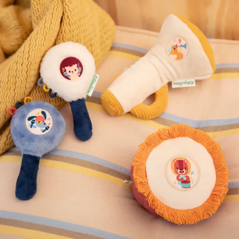 Hochets maracas Jules le chien (x2)