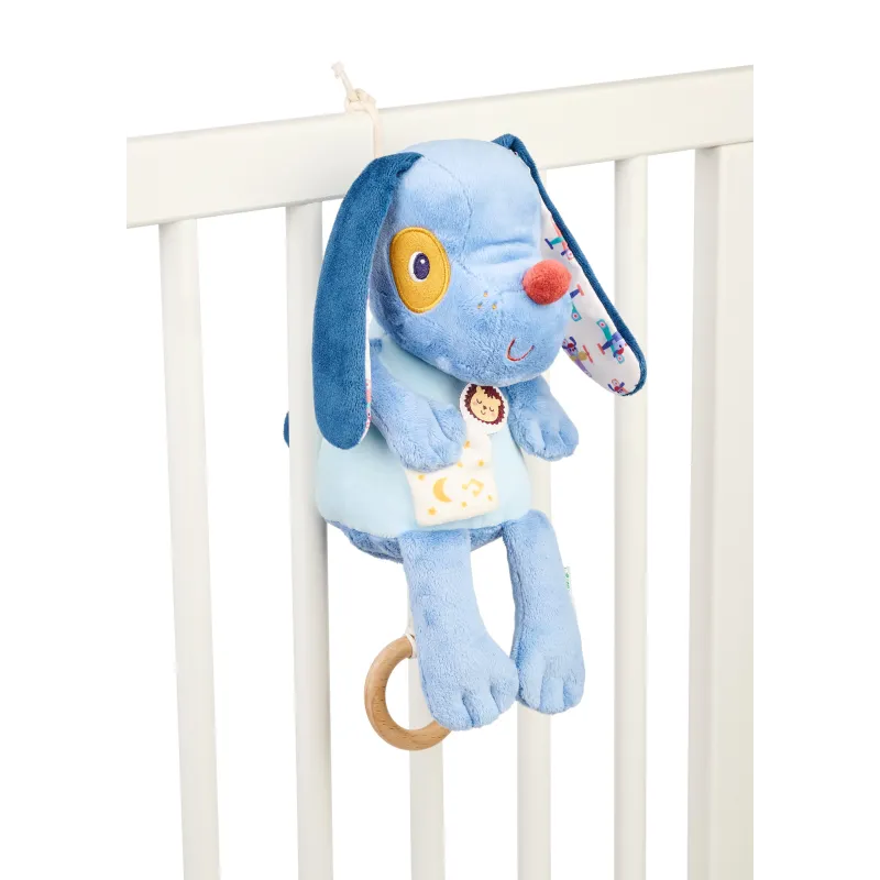Peluche musicale phosphorescente Jules le chien