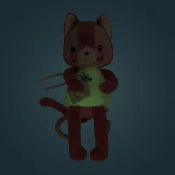 Peluche musical luminosa Jeanne la gata