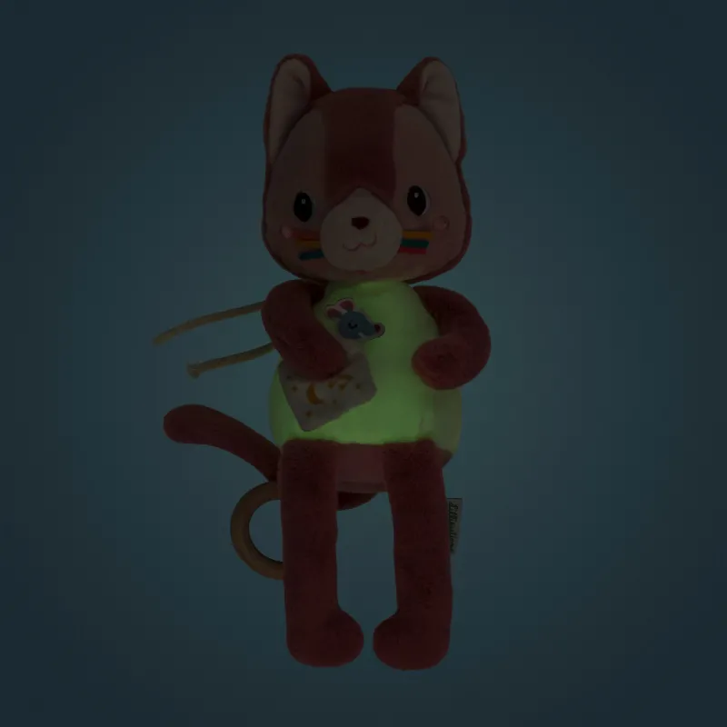 Peluche musical luminosa Jeanne la gata