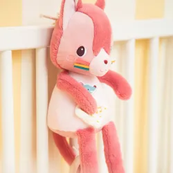 Peluche musicale phosphorescente Jeanne le chat