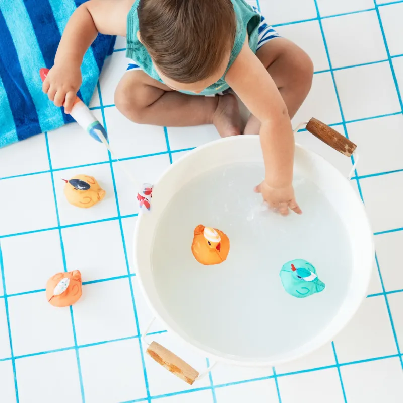 Juego de pesca Gaspard el pato