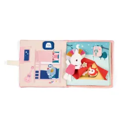 Fabric activity book for children aged 3 months and over