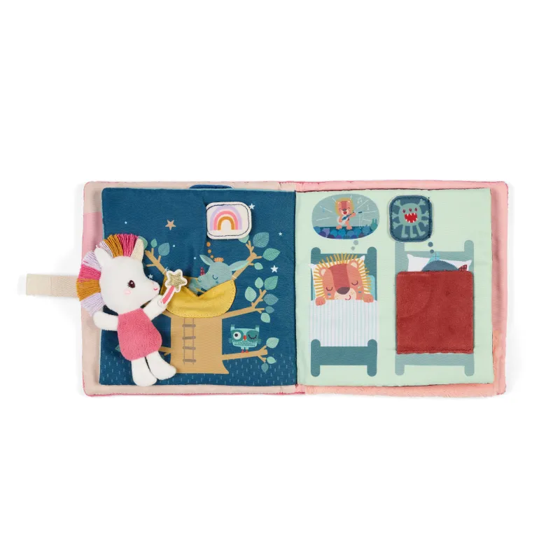 Livre d'activité en tissu pour enfant dès 3 mois