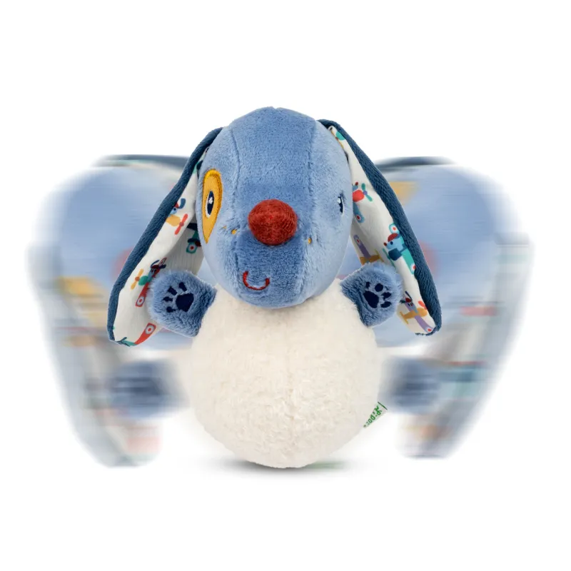 Peluche sonora giocattolo basculante Jules il cane