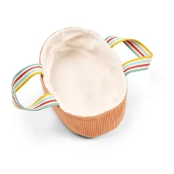 Baby Méla pop 21 cm met oranje poppenmand en flesje | Vanaf 12 maanden