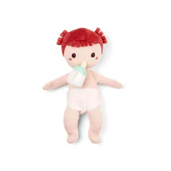 Poupon en tissu Ninon 30 cm dès 18 mois | Poupée avec biberon