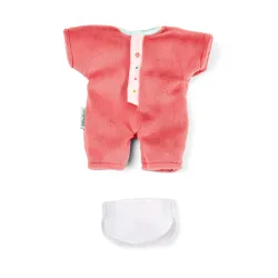 Stoffen babypop Nina 30 cm vanaf 18 maanden | Pop met fopspeen