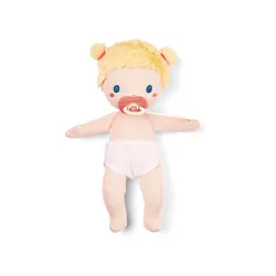 Stoffen babypop Nina 30 cm vanaf 18 maanden | Pop met fopspeen