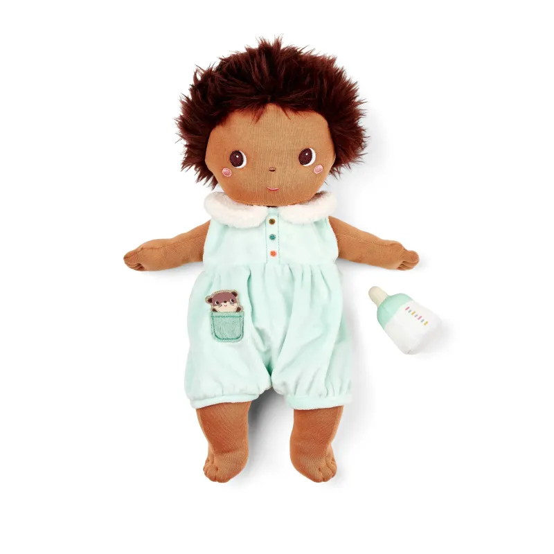 Stoffen babypop Alix 36 cm vanaf 2 jaar | Pop met flesje