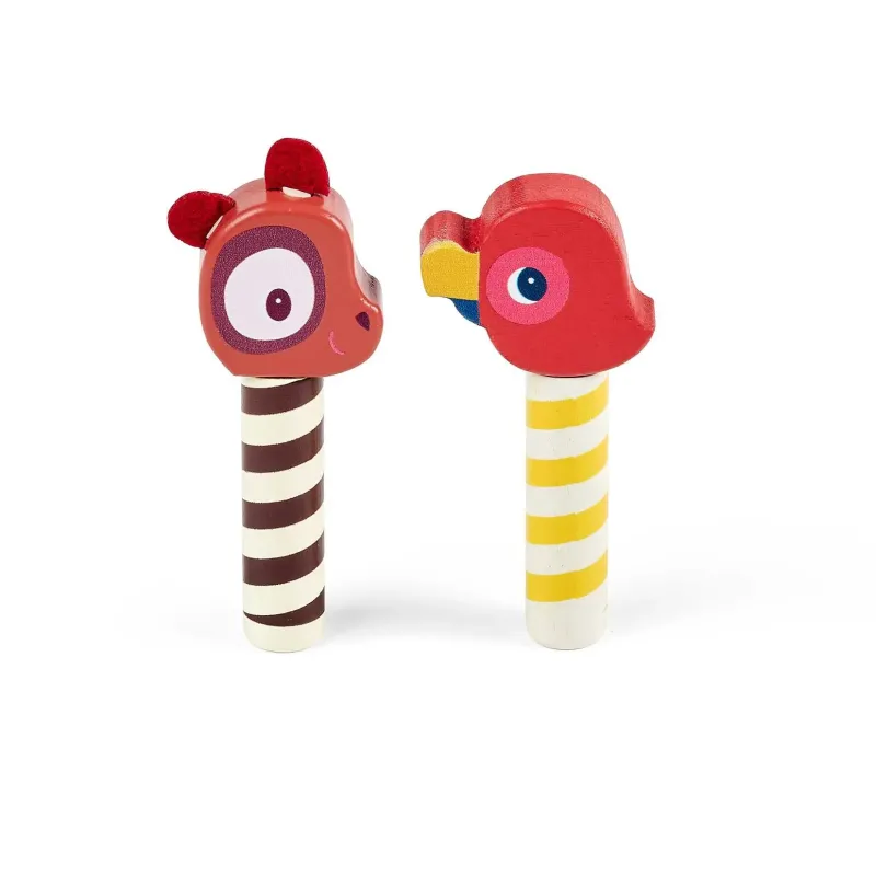 Houten pop-up speelgoed voor baby’s - Jack de leeuw LILLIPUTIENS