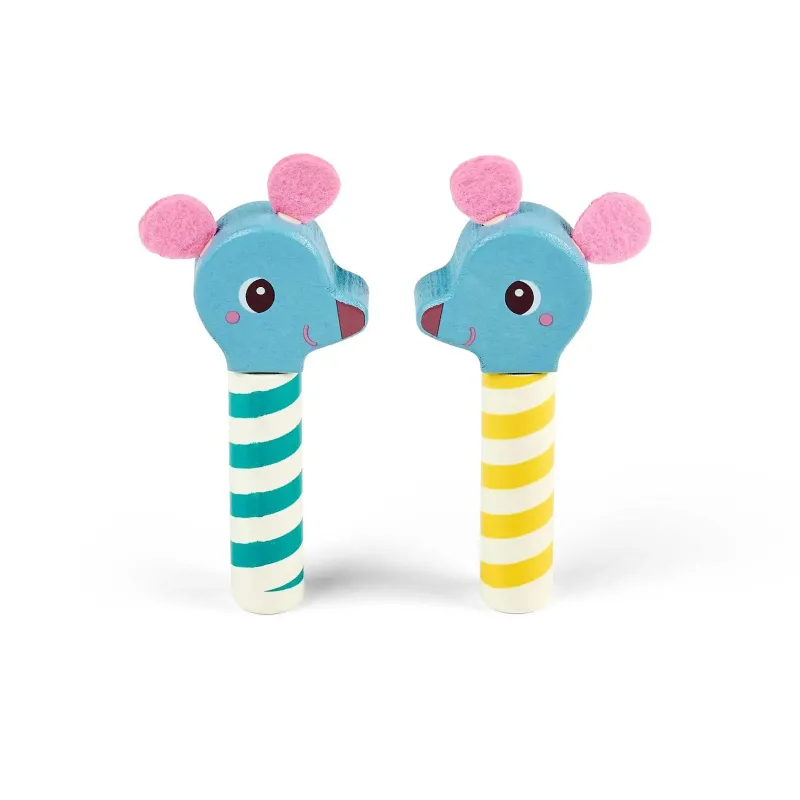 Houten pop-up speelgoed voor baby’s - Jeanne de kat LILLIPUTIENS