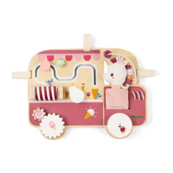 Panneau d'activités en bois bébé - Busyboard licorne LILLIPUTIENS
