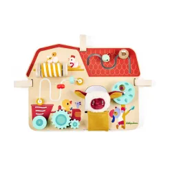 Panneau d'activités en bois bébé - Busyboard Ferme LILLIPUTIENS