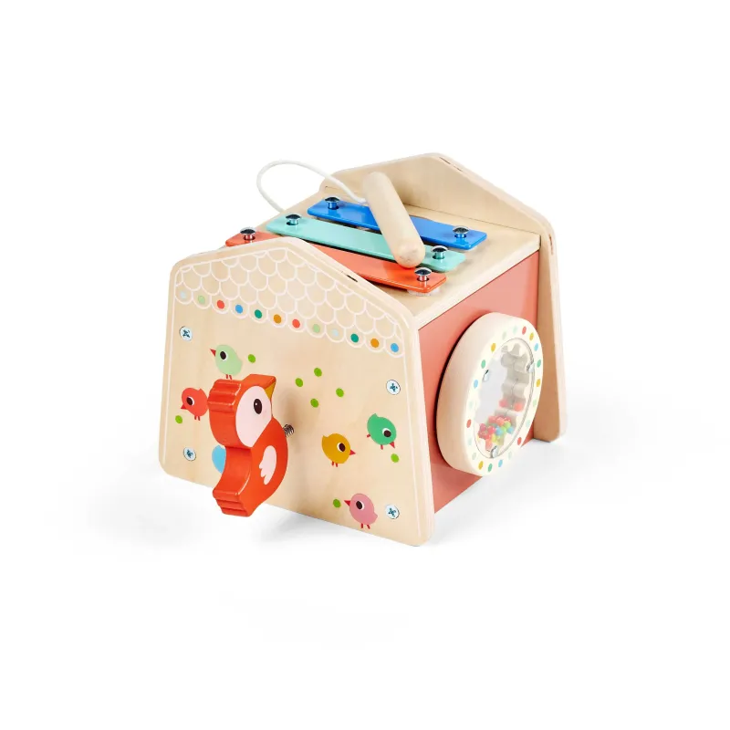 Maison en bois jouet - Jouet d'éveil sonore bébé LILLIPUTIENS