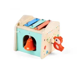 Maison en bois jouet - Jouet d'éveil sonore bébé LILLIPUTIENS