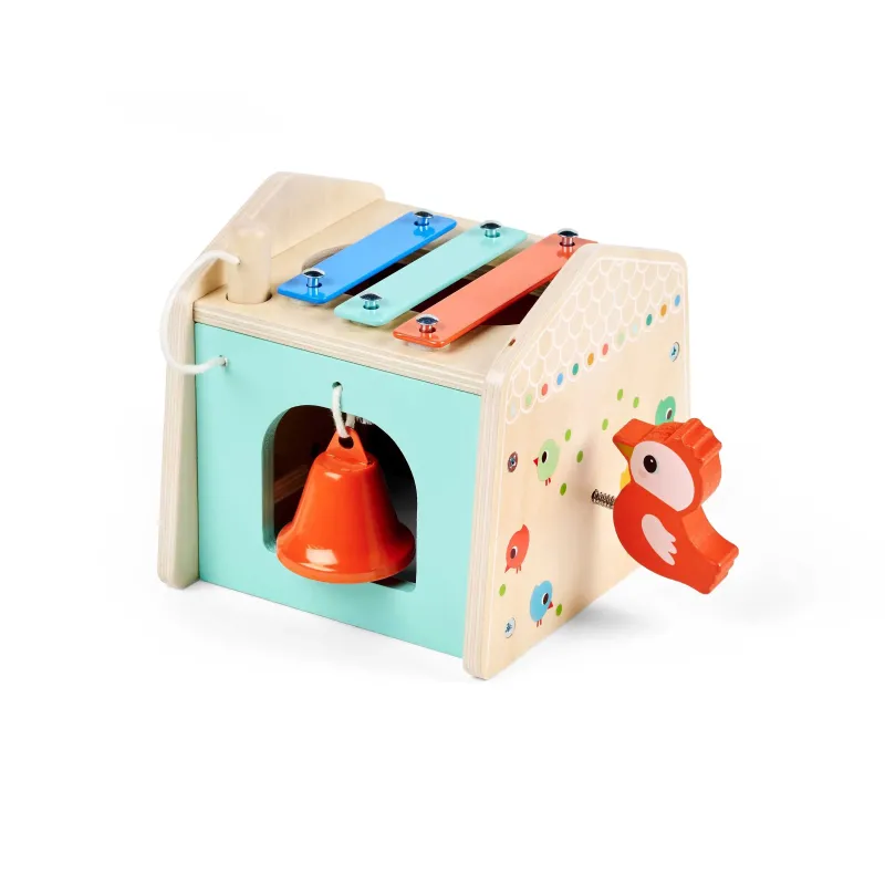 Holzhaus Spielzeug - Klang-Lernspielzeug für Babys LILLIPUTIENS