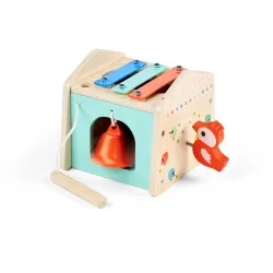 Maison en bois jouet - Jouet d'éveil sonore bébé LILLIPUTIENS