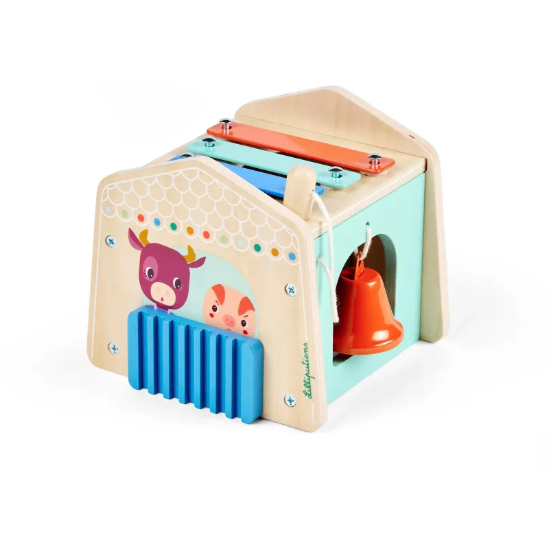 Casetta in legno giocattolo - Gioco sonoro per bambini LILLIPUTIENS