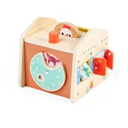Maison en bois jouet - Maisonnette cache-cache LILLIPUTIENS