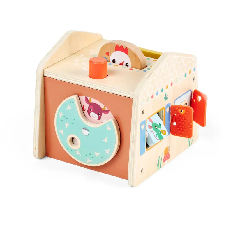 Maison en bois jouet - Maisonnette cache-cache LILLIPUTIENS