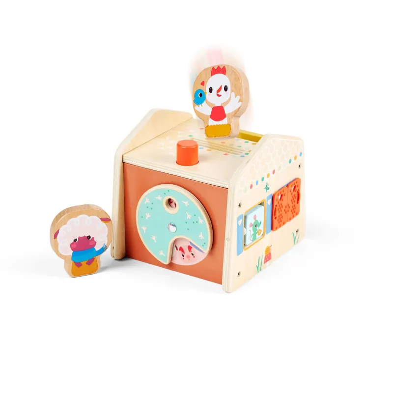 Houten huis speelgoed - Verstoppertjeshuisje LILLIPUTIENS