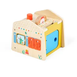 Maison en bois jouet - Maisonnette cache-cache LILLIPUTIENS
