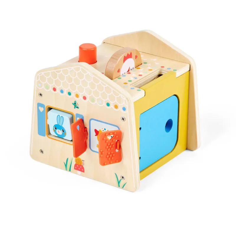 Maison en bois jouet - Maisonnette cache-cache LILLIPUTIENS