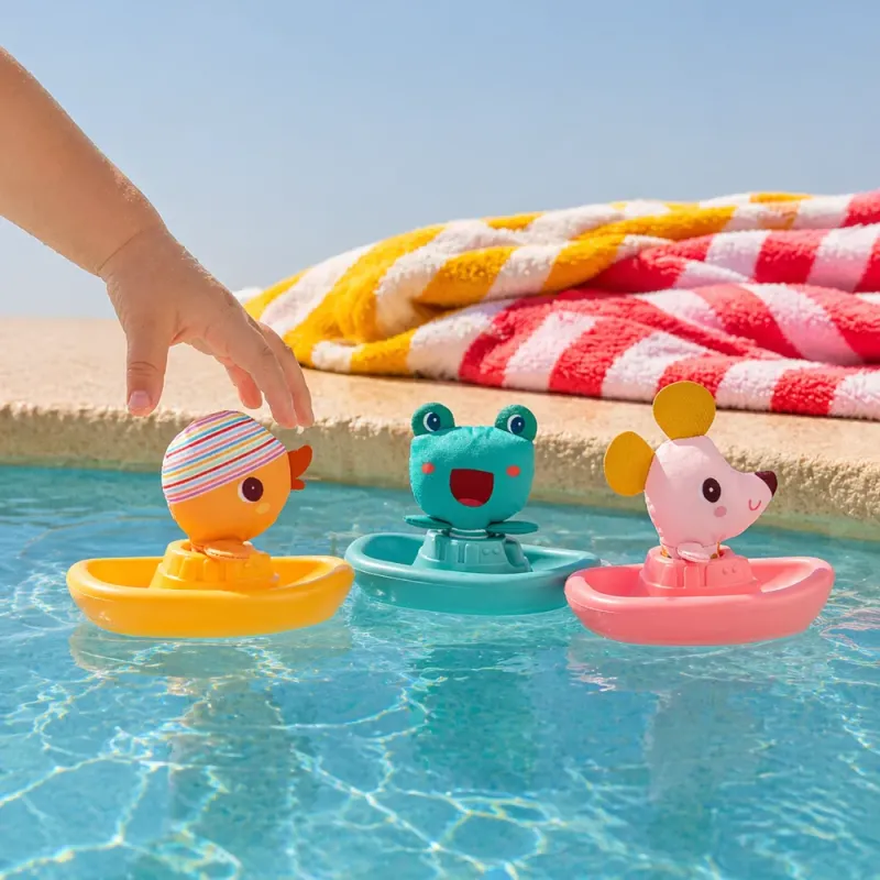 Floating Bath Boat, James the Frog - From 6 months