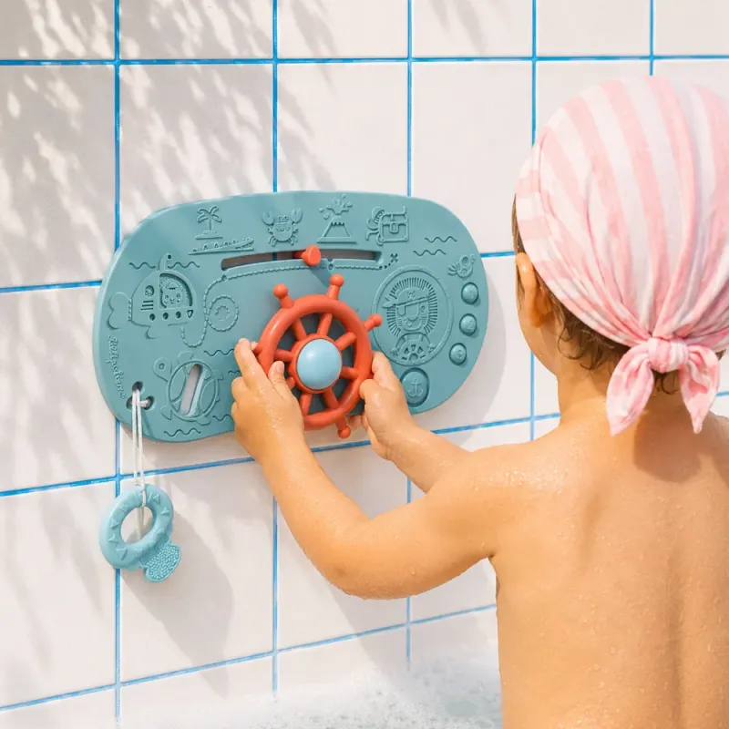 Panneau de bain bateau pirate