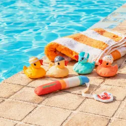 Caza de pesca de pato de tela para el baño - Desde los 12 meses