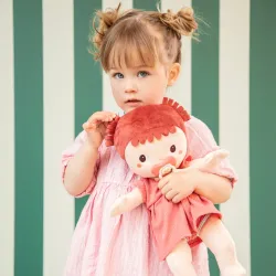 Muñeca bebé de tela Alba 36 cm desde 2 años | Muñeca con chupete