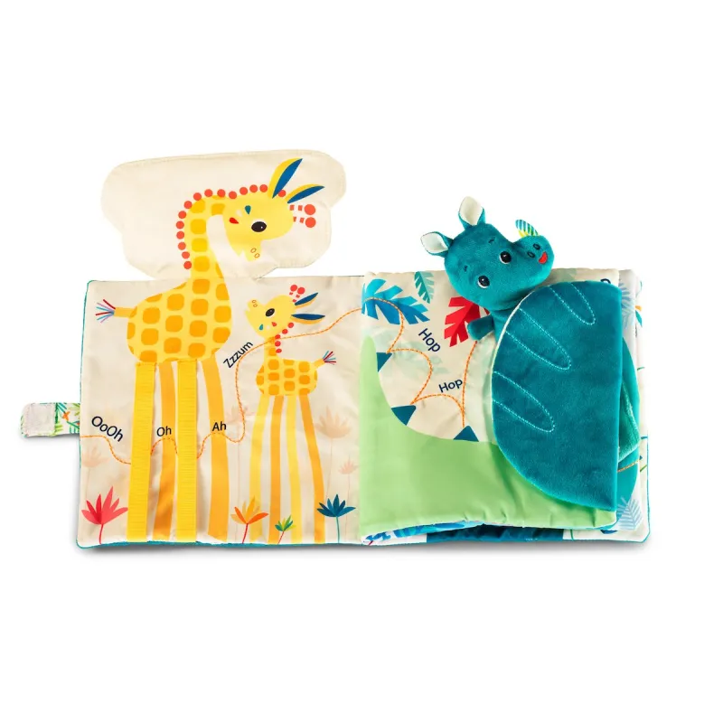 Livre en tissu bébé - Livre d'apprentissage Papa t'es où LILLIPUTIENS