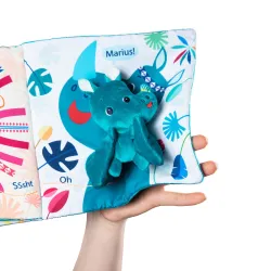 Livre en tissu bébé - Livre d'apprentissage Papa t'es où LILLIPUTIENS