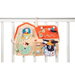 Panneau d'activités bois bébé - Busyboard Ferme LILLIPUTIENS